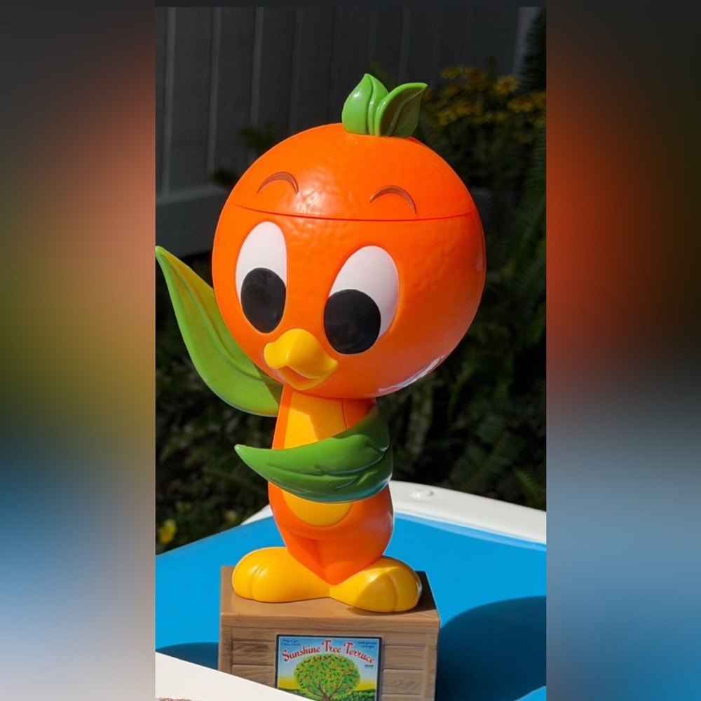 Disney Park 2026 Epcot Flower & Garden Festival Orange Bird Crate Sipper Cup New